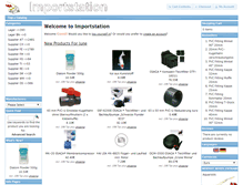 Tablet Screenshot of importstation.de